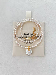 FAIRY PINK HEART NECKLACE