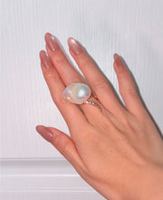 BAROQUE PEARL RING