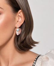 Galaxy Pavé Baroque Earrings