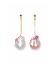 Fairy Pink Pearl Drop Earrings