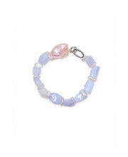 Blue Lace Agate Baroque Bracelet