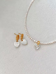 FAIRY PINK HEART NECKLACE