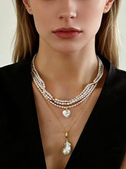 FAIRY PINK HEART NECKLACE