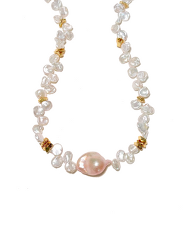 Pear Blossom Baroque Necklace